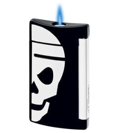 Black with White Skull
