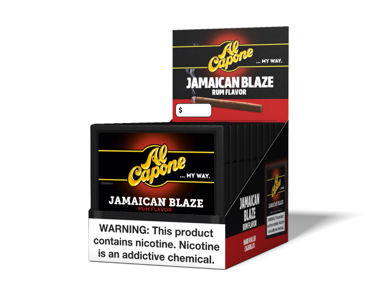 Al Capone Jamaican Blaze Rum Flavor 10 Natural cigar