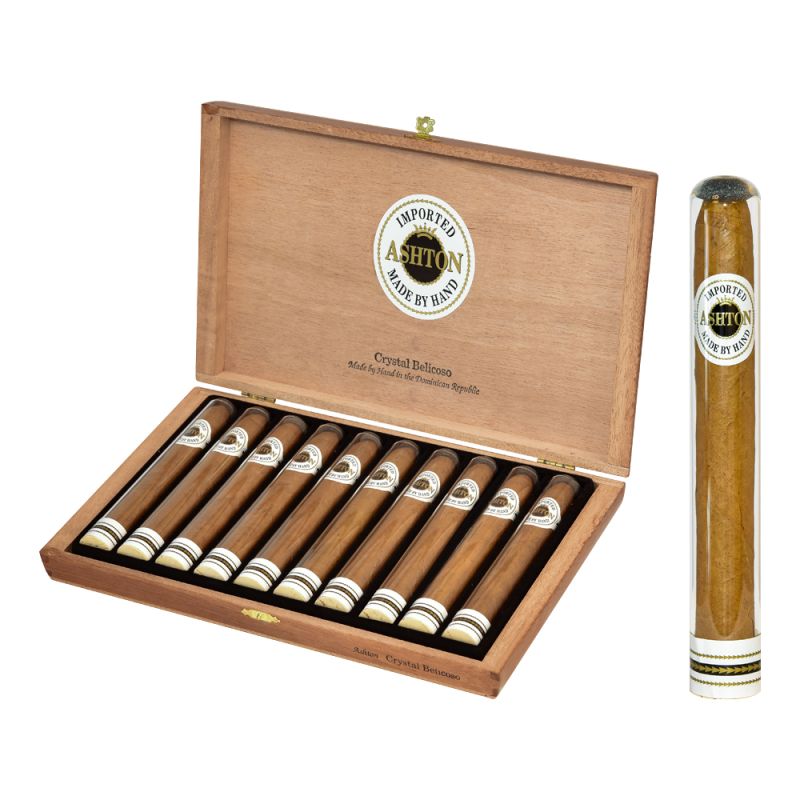 Ashton Crystal Belicoso Tube cigar product image from Mike's Cigars