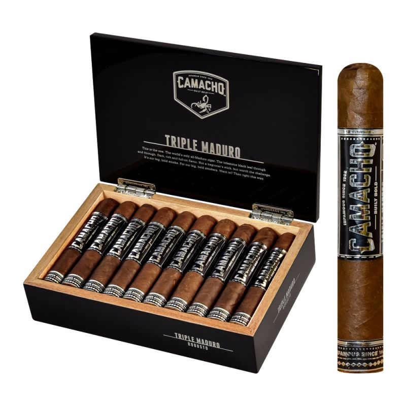Camacho Triple Maduro Robusto cigar product image from Mike's Cigars