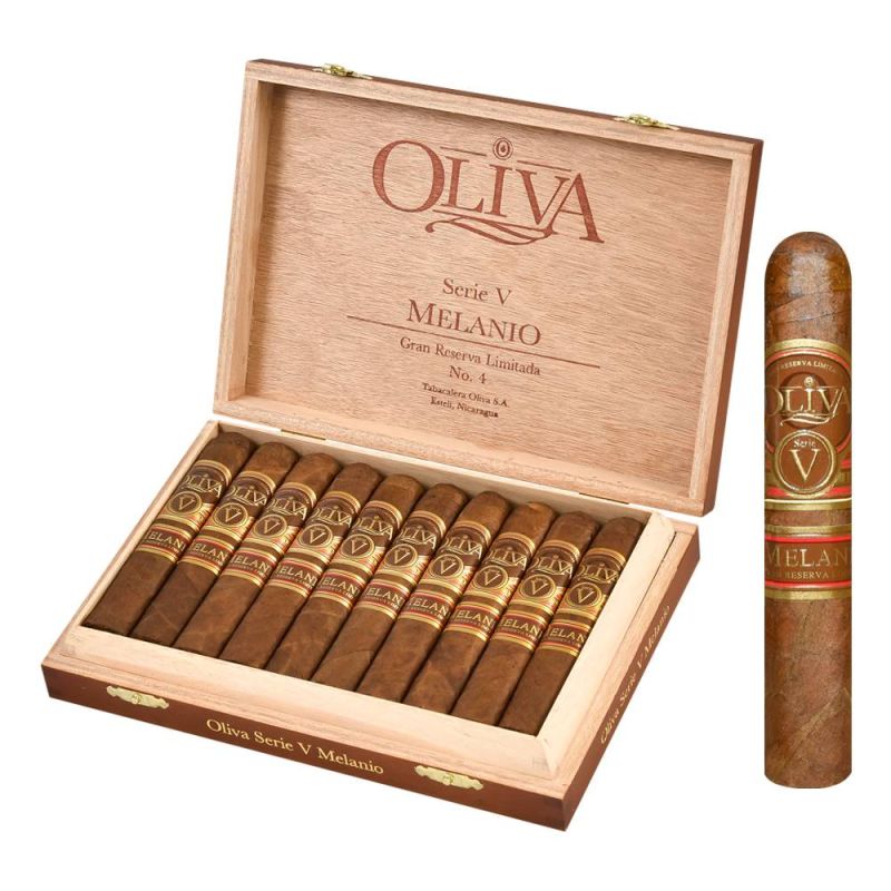 Oliva Serie V Melanio No. 4 Petit Corona cigar product image from Mike's Cigars