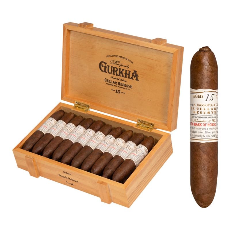 Gurkha Cellar Reserve 15 Year Solara-double robusto Nat - Mike's