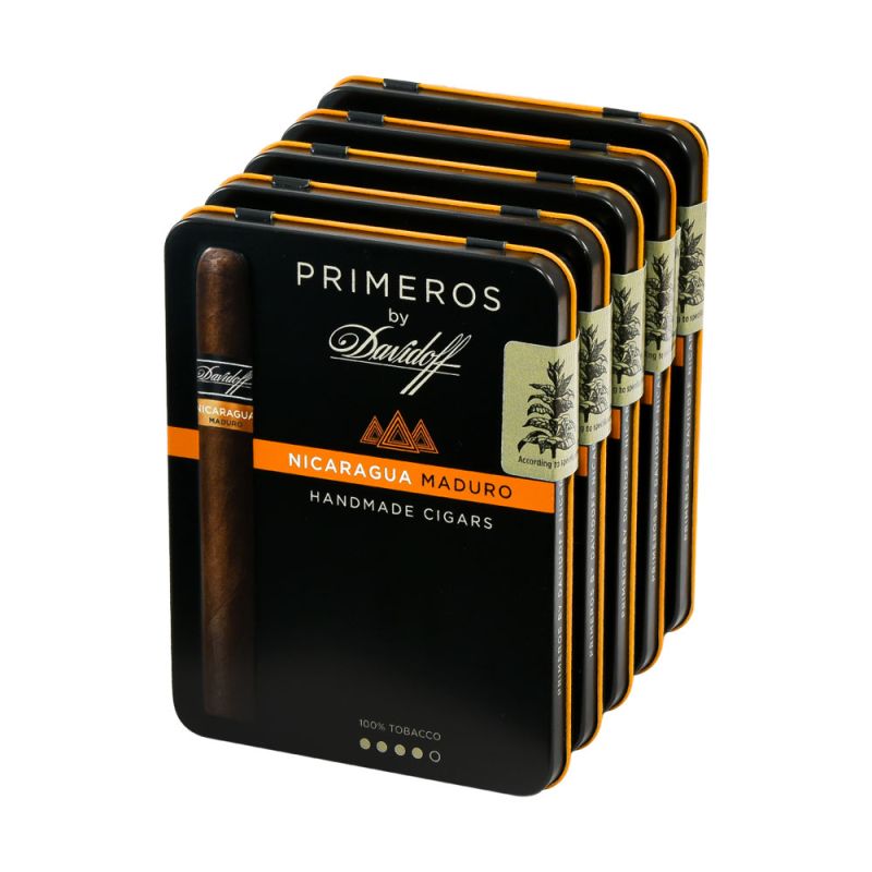 Davidoff Nicaragua Primeros 6 Maduro cigar product image from Mike's Cigars