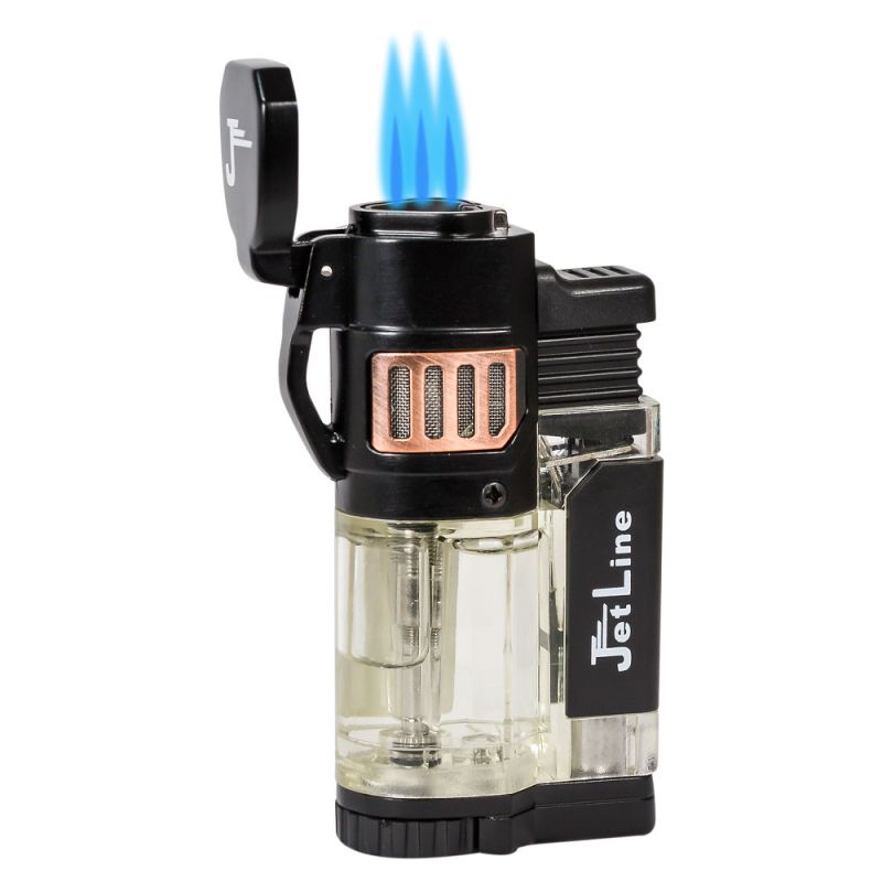 Jetline Diego Triple Torch Lighter Copper - Mike's Ciga