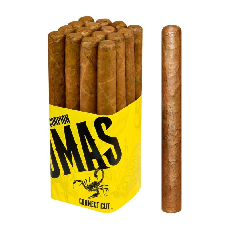Camacho Scorpion Fumas Connecticut Churchill cigar product image from Mike's Cigars