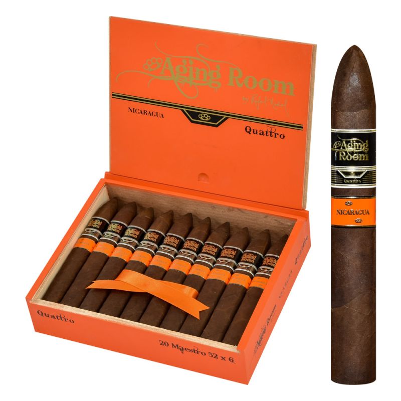 Aging Room Quattro Nicaragua Maestro – Torpedo Natural cigar