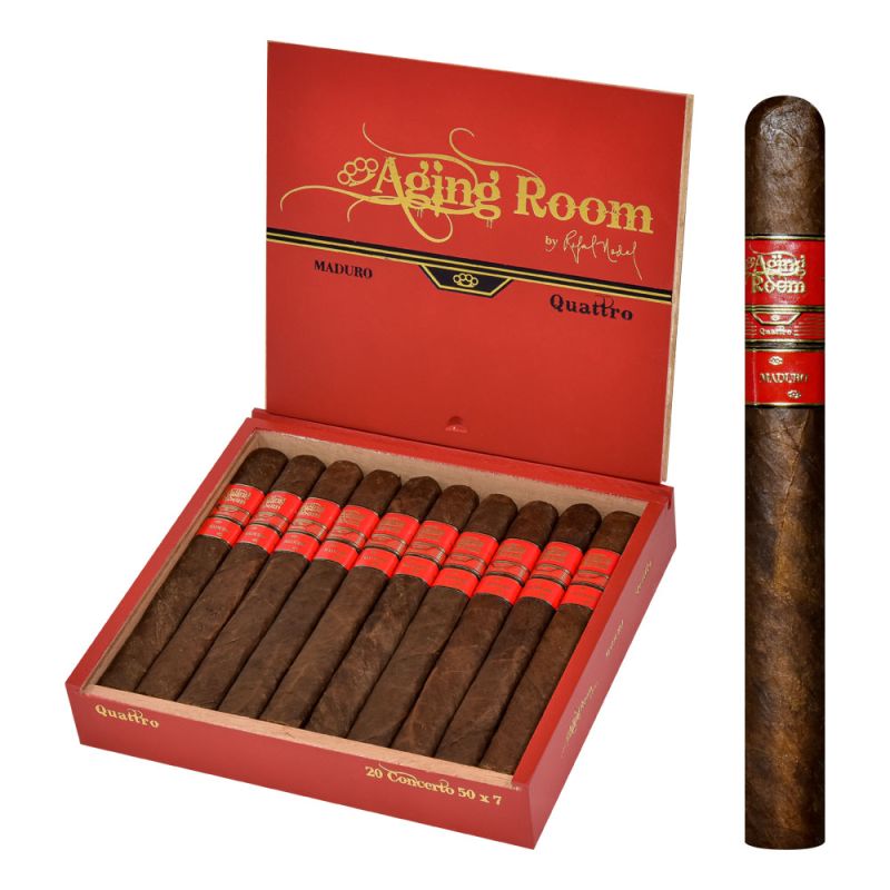 Aging Room Quattro Maduro Concerto – Churchill cigar