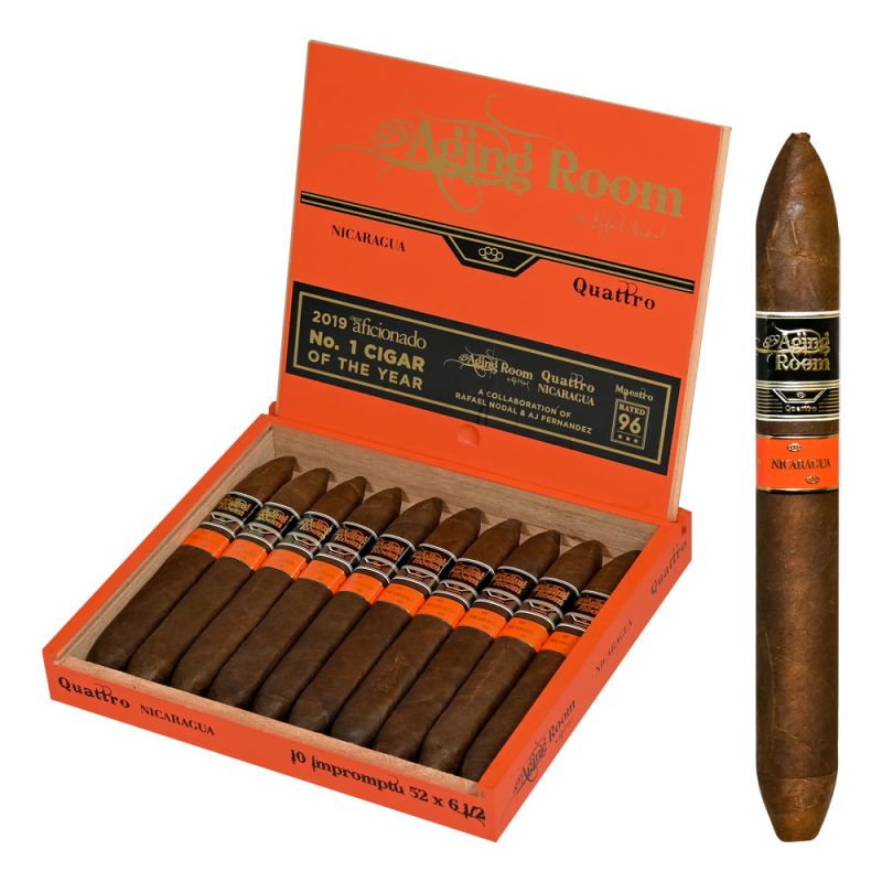Aging Room Quattro Nicaragua Impromptu – Figurado Natural cigar
