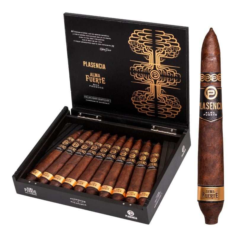 Plasencia Alma Fuerte Generation V Salomon cigar product image from Mike's Cigars