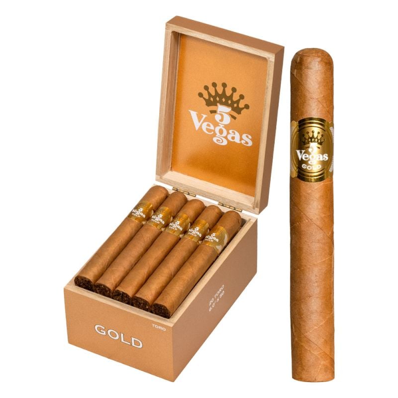 5 Vegas Gold Toro cigar product image from Mike's Cigars