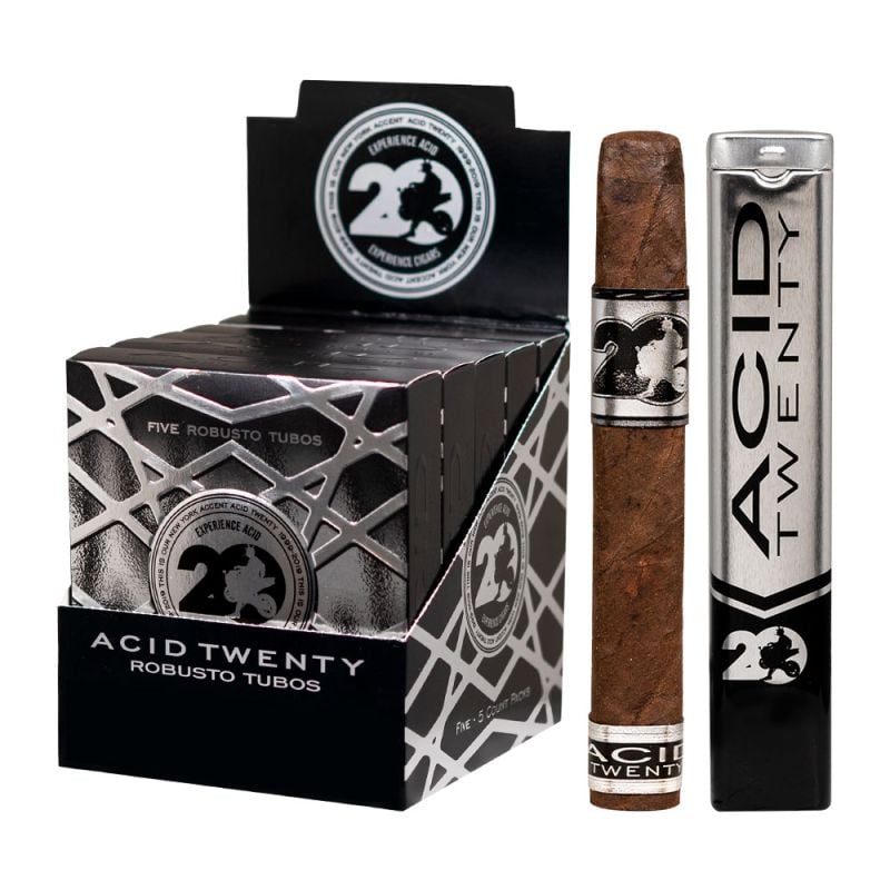 Acid 20 Robusto Tubo Maduro cigar product image from Mike's Cigars
