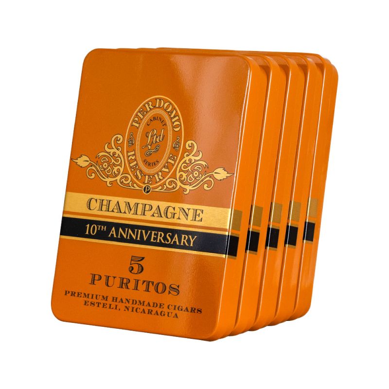 Perdomo 10th Anniv Champagne Puritos cigar