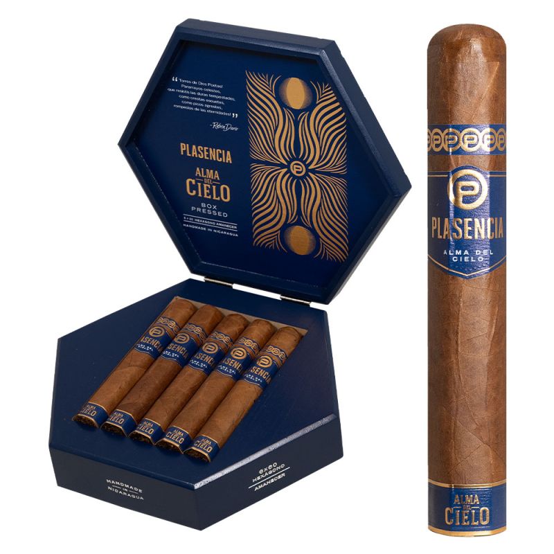 Plasencia Alma Del Cielo Hexagon Amanecer - Gordo cigar