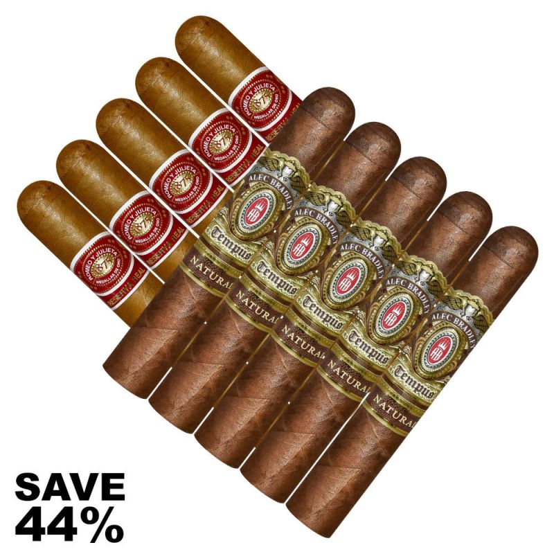 Double Stack Romeo Real Churchill VS Alec Bradley Tempu