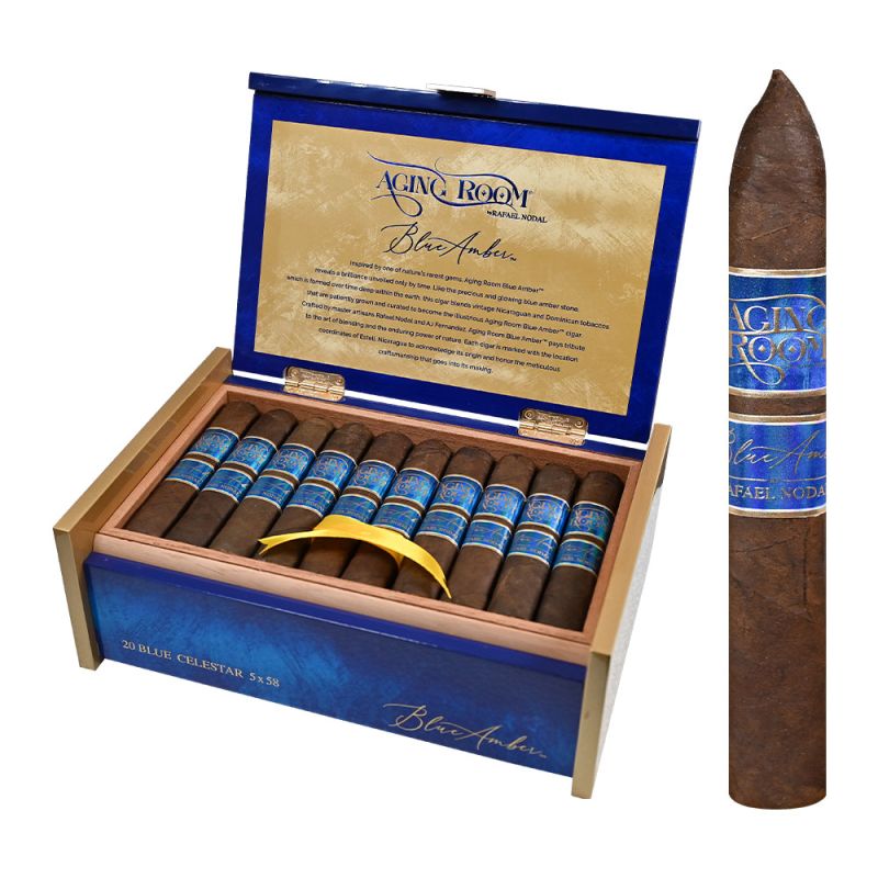 Aging Room Blue Amber Maestro - Torpedo Maduro cigar