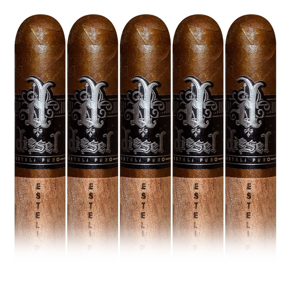 Add Diesel Esteli Puro 5 pack ($58.00 value) for only $1.99 with box purchase of participating brands of Diesel
*boxes 20 cigars or more, while supplies last