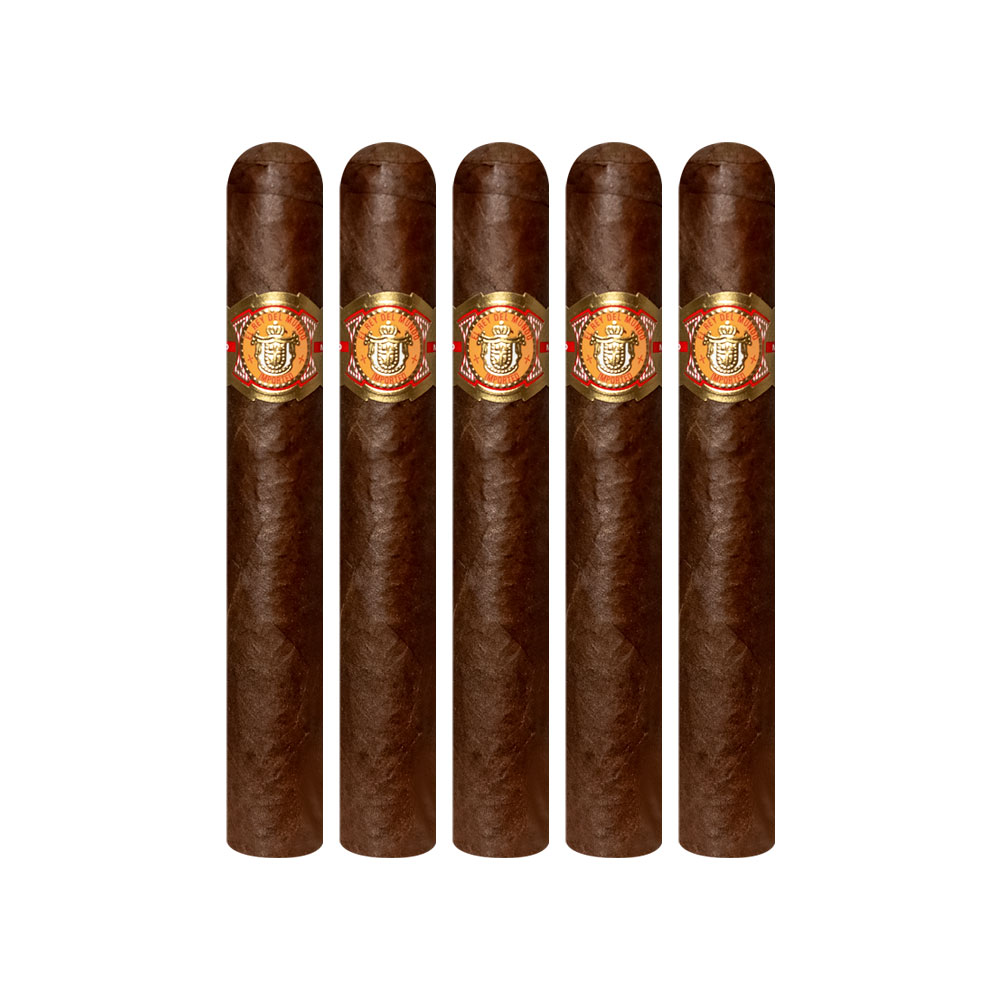 Add an El Rey Del Mundo 5 pack ($37.50 value) for only $1.99 with box purchase of participating brands of El Rey Del Mundo 
*boxes 20 cigars or more, while supplies last