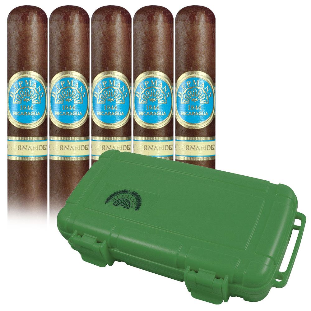 Add an H Upmann by AJ Fernandez 5 pack and Cigar Caddy Green ($110.00 value) for only $7.99 with box purchase of participating brands of H Upmann
*boxes 15 cigars or more, while supplies last