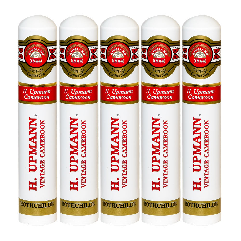Add a H Upmann Vintage Cameroon Tube 5 pack ($42.75 value) for only $4.99 with box purchase of participating brands of Don Diego, Gispert, Gispert Intenso, Juan Lopez, Omar Ortez, Por Larranaga, Quintero, Saint Luis Rey
*boxes 20 cigars or more, while supplies last