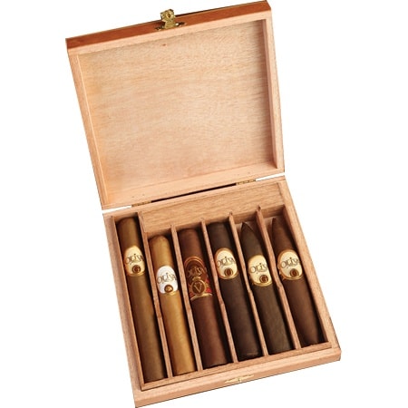 Add an Oliva Sampler ($56.10 value) for only $4.99 with box purchase of participating brands of Oliva, Cain, Nub
*boxes 20 cigars or more, while supplies last