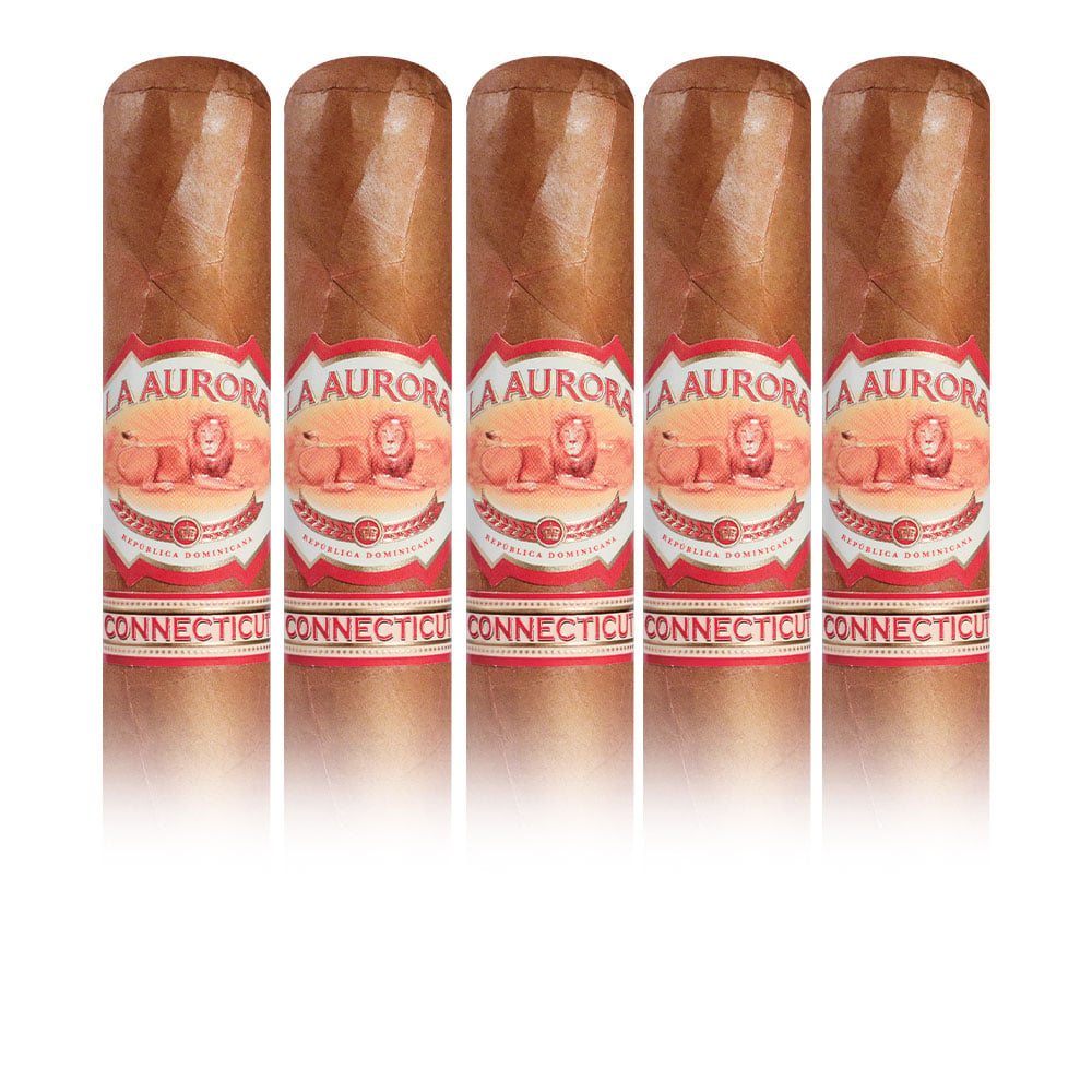 Add a La Aurora 1987 Connecticut  5 pack ($37.50 value) for only $4.99 with box purchase of participating brands of La Aurora
*boxes 8 cigars or more, while supplies last