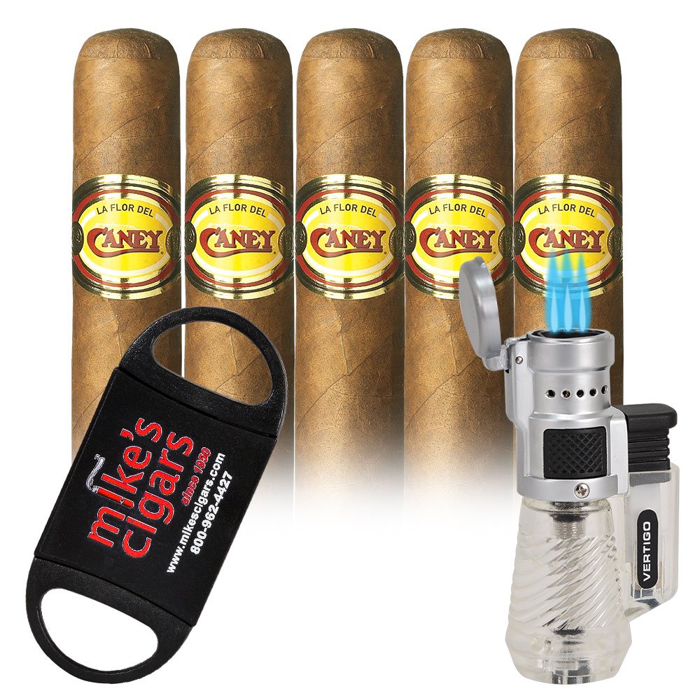 Add a La Flor Del Caney 5 pack and Lighter and Cutter ($56.25 value) for only $4.99 with box purchase of participating brands of 898 Collection, Bauza, Fonseca Predilectos, La Caoba Extra, La Flor del Caney, Licenciados, Mike's 1950
*boxes 20 cigars or more, while supplies last