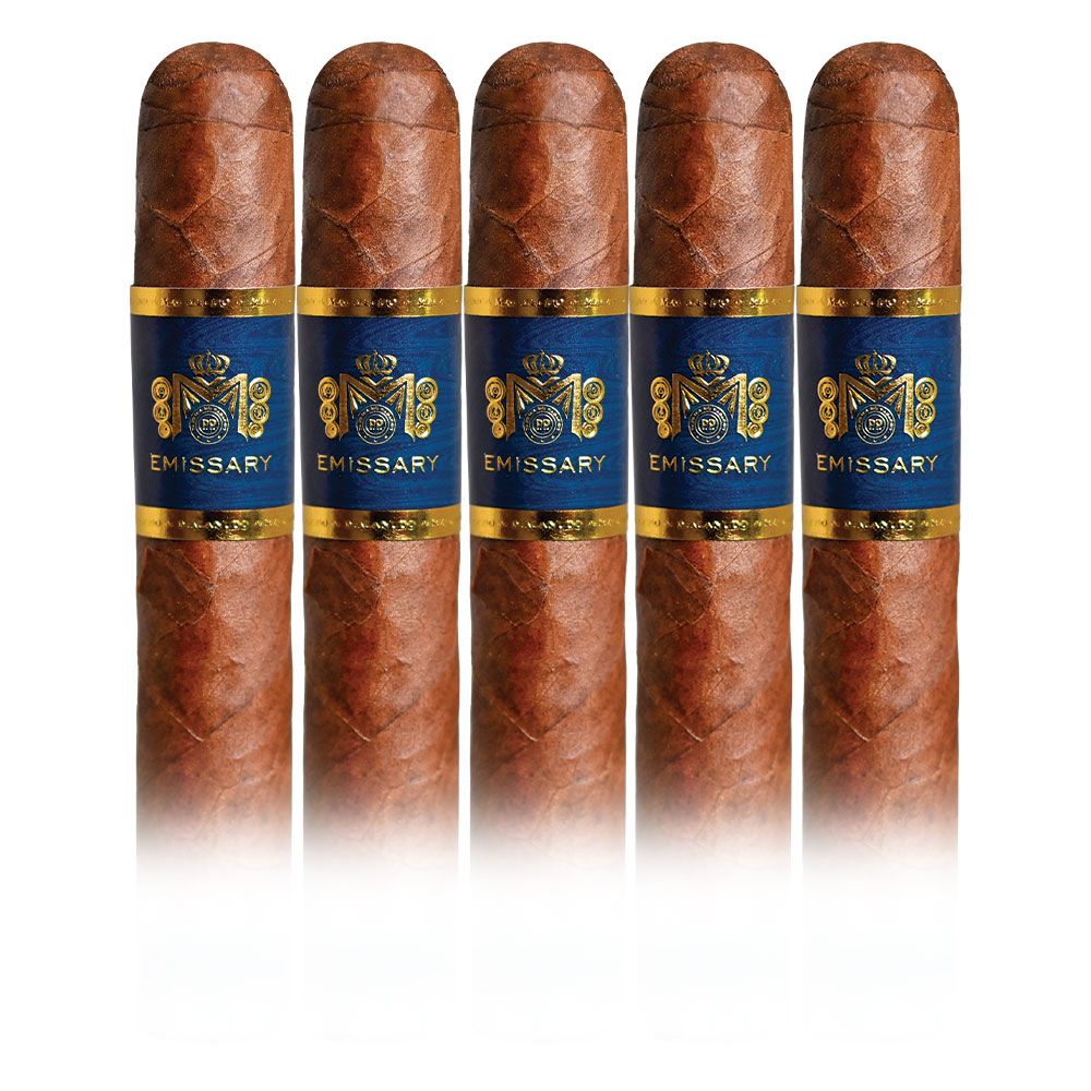 Add a Macanudo Emissary Espana 5 pack ($44.00 value) for only $4.99 with box purchase of participating brands of Macanudo
*boxes 20 cigars or more, while supplies last