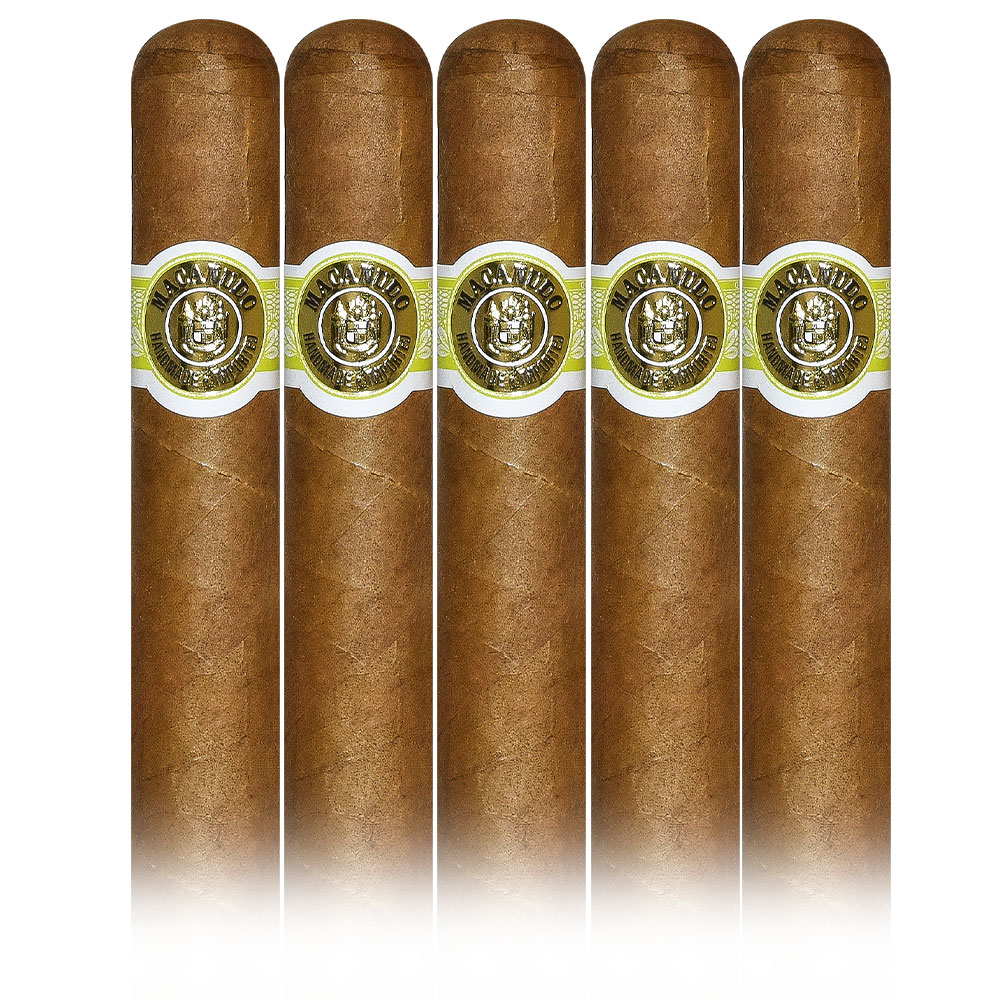 Add a Macanudo 5 pack ($54.00 value) for only $1.99 with box purchase of participating brands of Macanudo
*boxes 20 cigars or more, while supplies last 