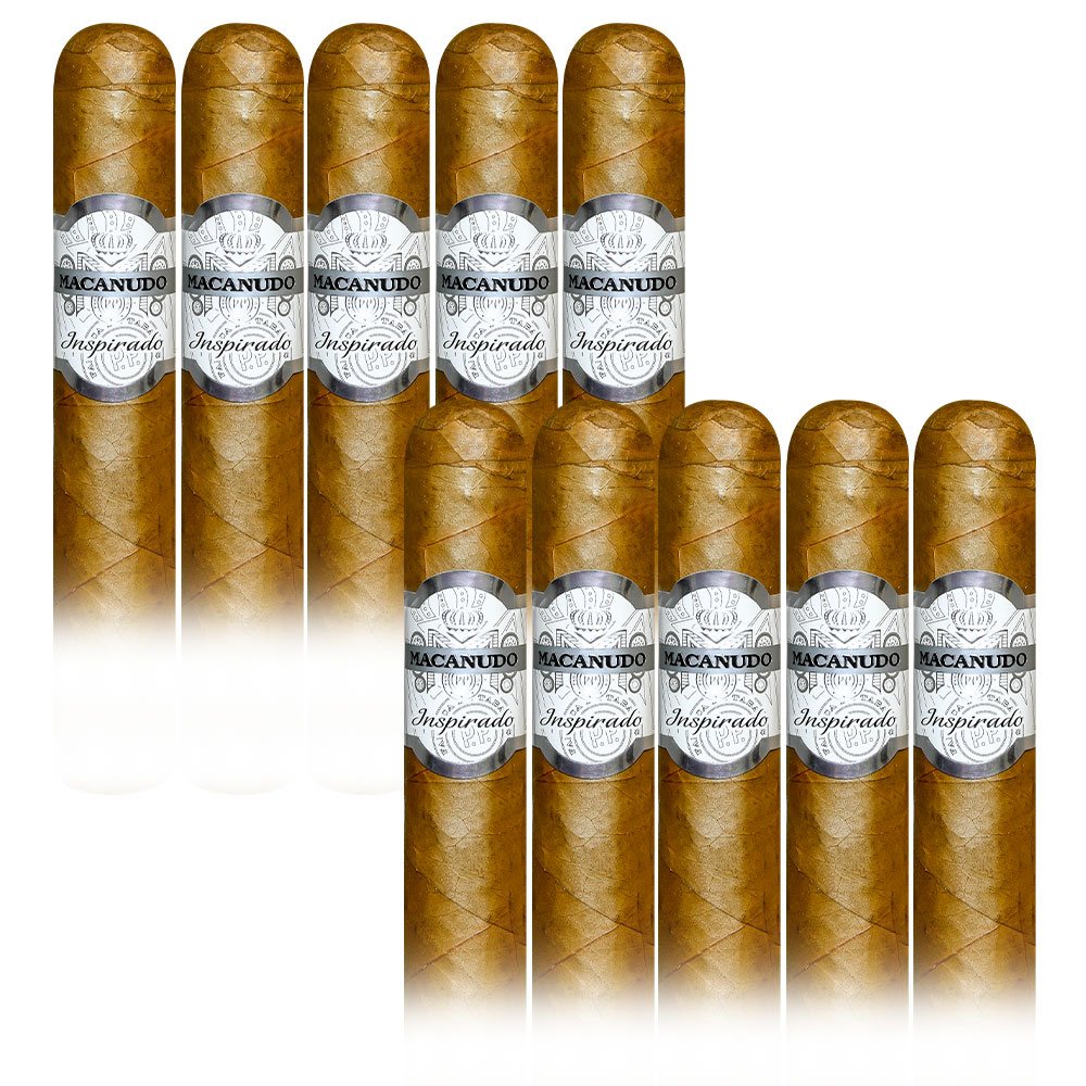 Add a Macanudo Inspirado White 10 Pack ($82.00 value) for only $4.99 with box purchase of participating brands of Macanudo
*boxes 20 cigars or more, while supplies last