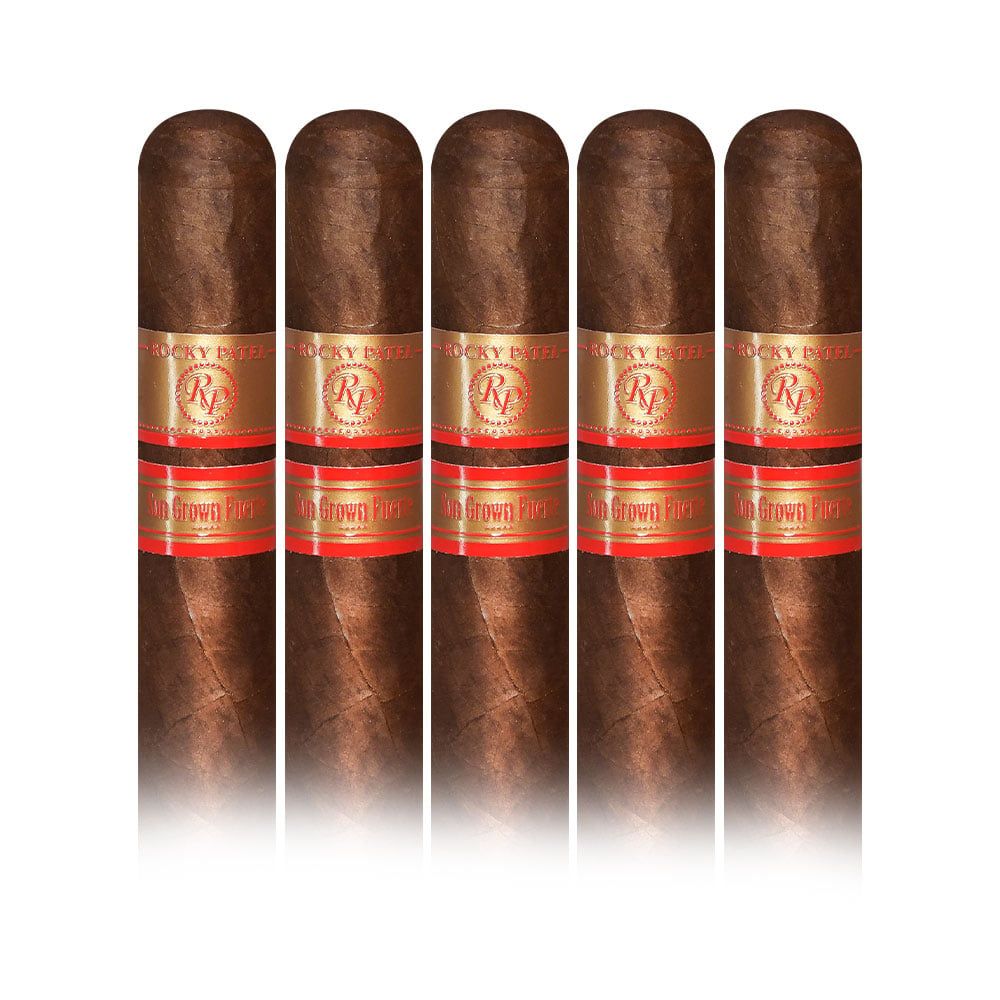 Add a Rocky Patel Sun Grown Fuerte 5 pack ($35.00 value) for $4.99 with box purchase of participating brands of Java, Rocky Patel
*boxes 20 cigars or more, while supplies last