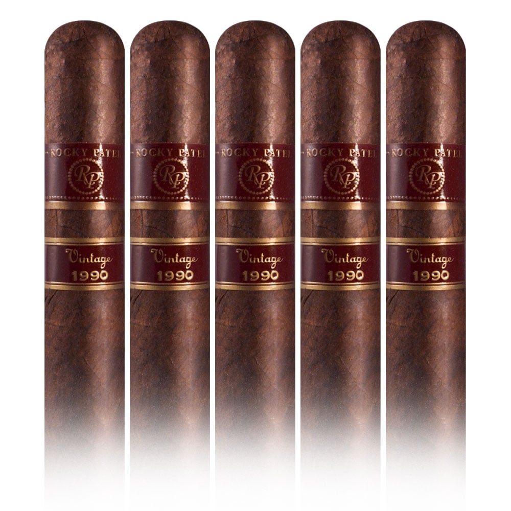 Add a Rocky Patel Vintage 1990 5 pack ($57.00 value) for $4.99 with box purchase of participating brands of Java, Rocky Patel
*boxes 20 cigars or more, while supplies last