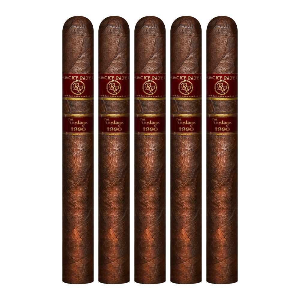 Add a Rocky Patel Vintage 1990 5 pack ($60.25 value) for $4.99 with box purchase of participating brands of Java, Rocky Patel
*boxes 20 cigars or more, while supplies last