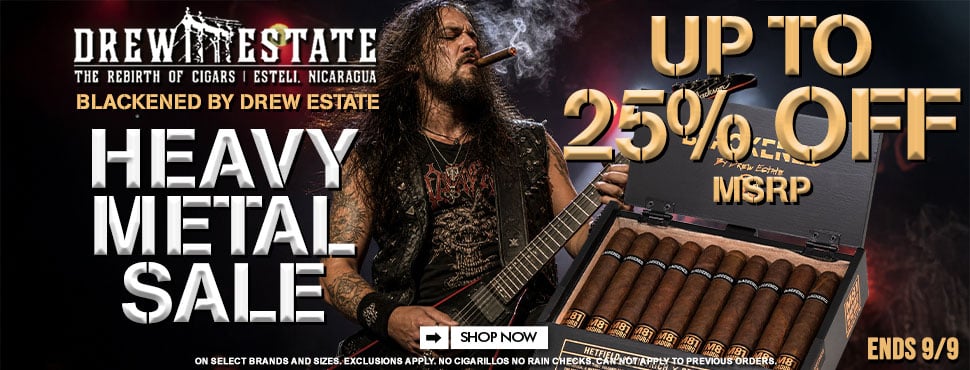 Blackened by Drew Estate Heavy Metal Sale