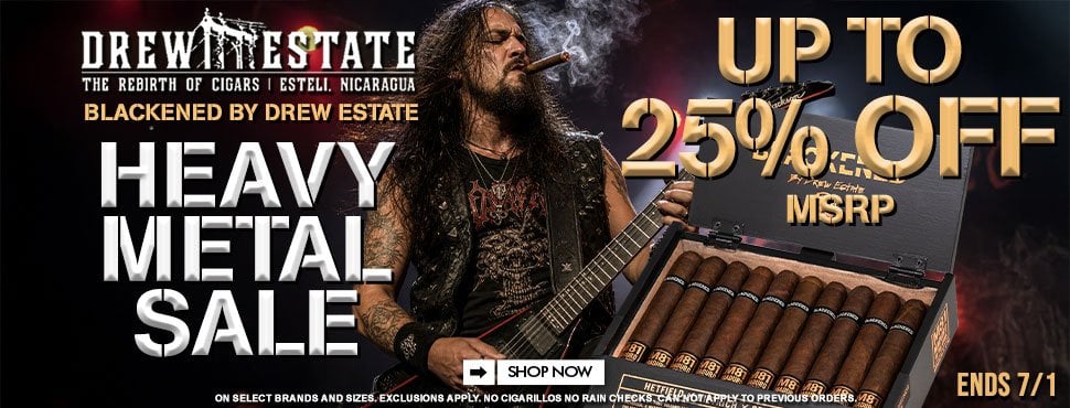 Blackened by Drew Estate Heavy Metal Sale