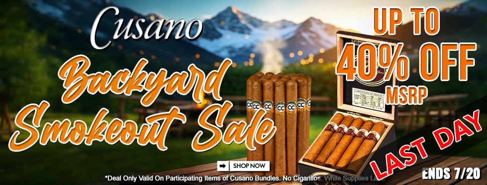 Cusano Backyard Smokeout Sale LAST DAY