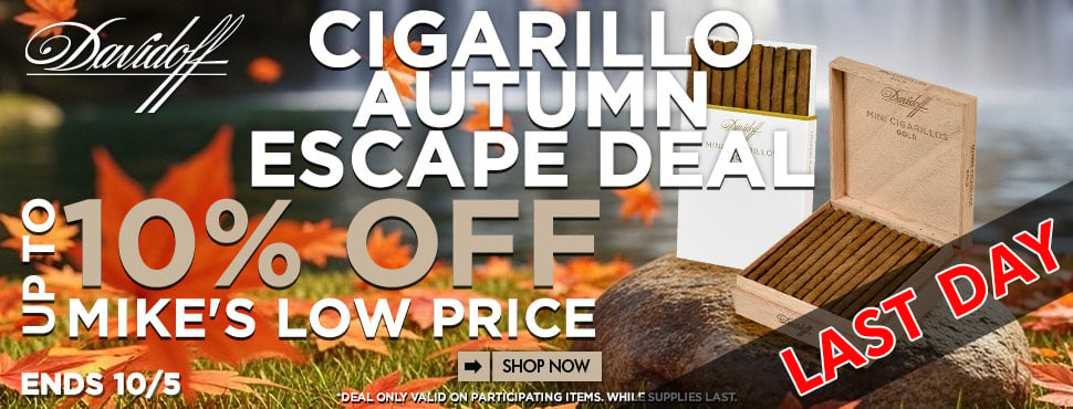 Davidoff Cigarillo Autumn Escape Deal LAST DAY