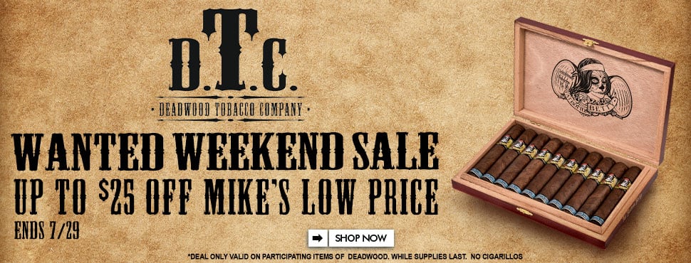 Deadwood Wanted Weekend Sale