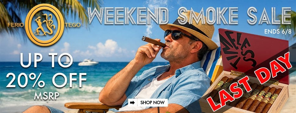 Ferio Tego Weekend Smoke Sale LAST DAY