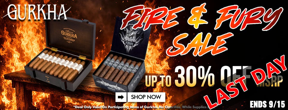 Gurkha Fire & Fury Sale LAST DAY