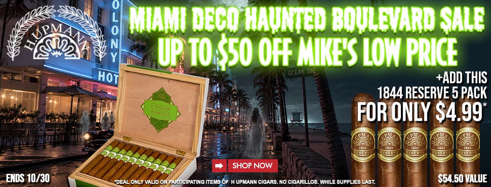 H Upmann Miami Deco Haunted Boulevard Sale