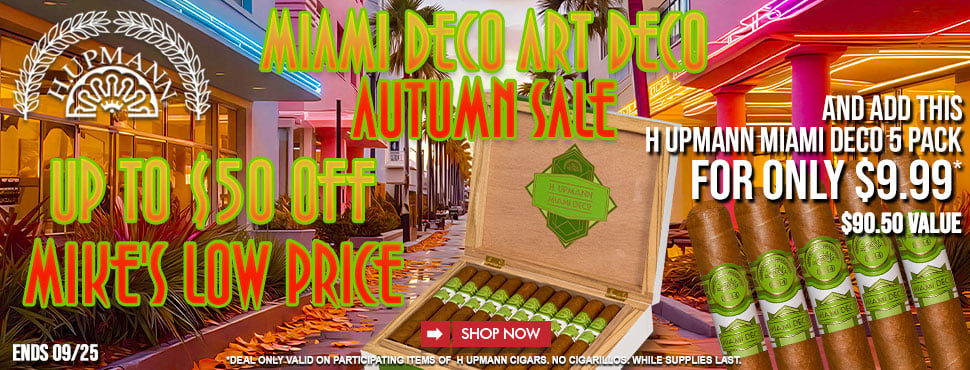 H Upmann Miami Deco Art Deco Autumn Sale