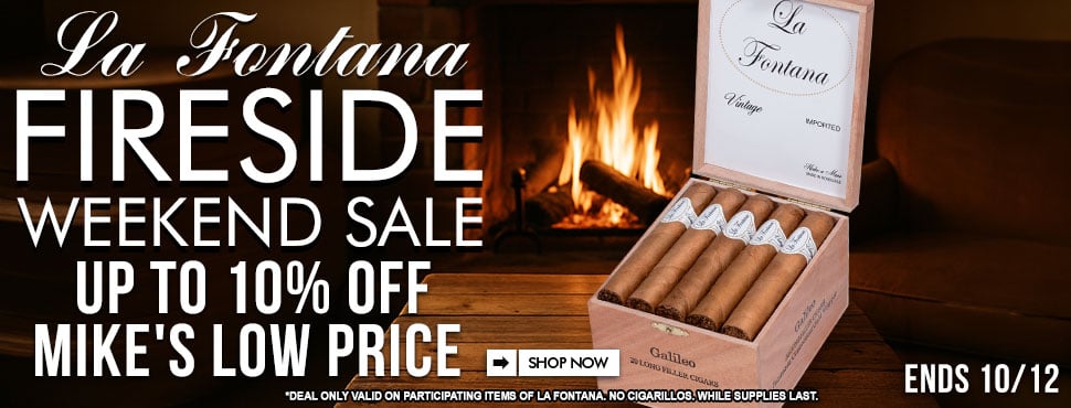 La Fontana Fireside Weekend Sale