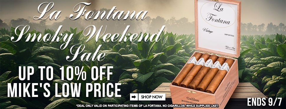 La Fontana Smoky Weekend Sale