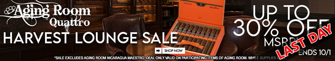 Aging Room Quattro Harvest Lounge Sale LAST DAY