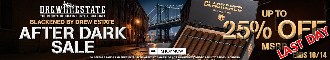Blackened by Drew Estate After Dark Sale LAST DAY