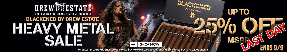 Blackened by Drew Estate Heavy Metal Sale LAST DAY