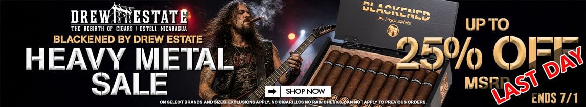 Blackened by Drew Estate Heavy Metal Sale
