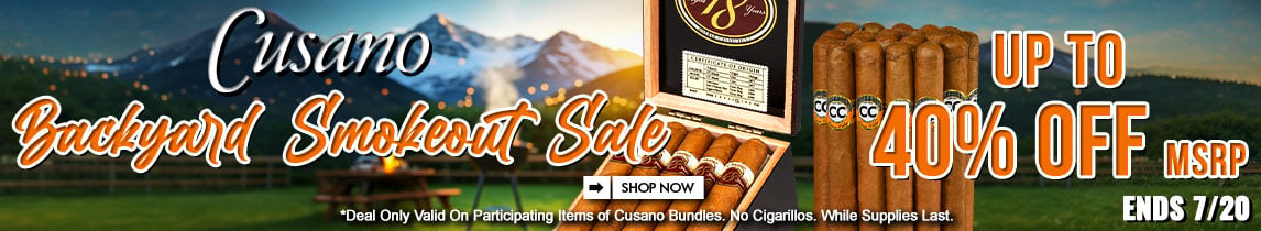 Cusano Backyard Smokeout Sale
