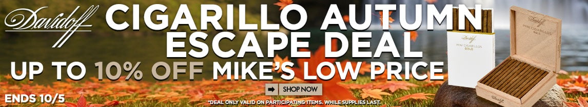Davidoff Cigarillo Autumn Escape Deal