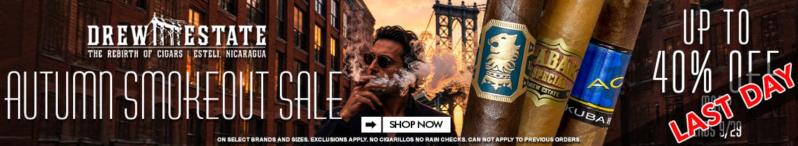Drew Estate Autumn Smokeout Sale ENDS
